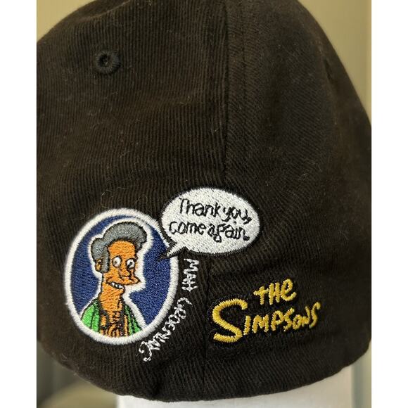 Vintage The Simpsons Hat Kwik-E-Mart Baseball Cap Patches Skater Retro 90s Y2K - Picture 2 of 7